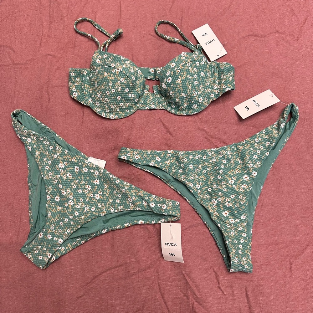 Brand new RVCA bikini set!!